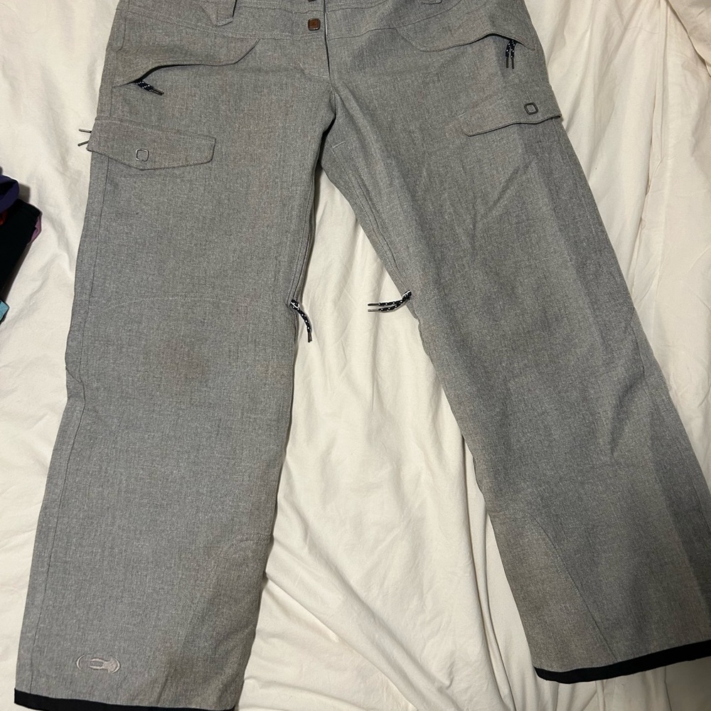 Women's Black and White Ski Pants
